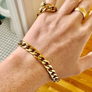 Gold Plated Stainless Steel Bracelet